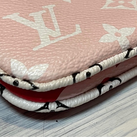 🍀💁🏻♀️Double Zip Pochette - Red Pink Giant🍀💁🏻♀️ - Picture 8 of 16